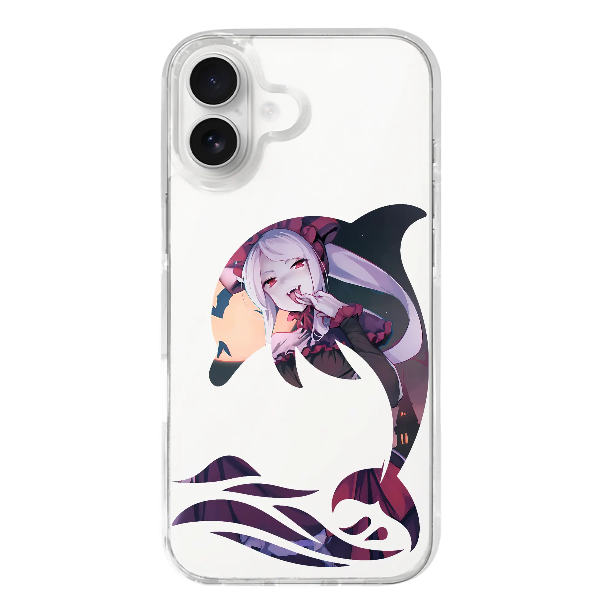 オーバーロード グッズ シャルティア・ブラッドフォールン - iPhone 17シリーズ 透明スマホケース – 薄型・耐衝撃・精密フィット保護カバー